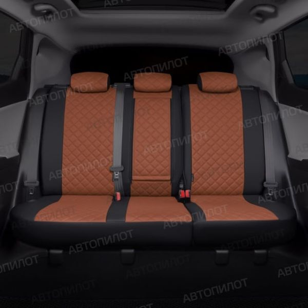 Чехлы Автопилот Экокожа Ромб на Jaecoo J7 (2023+)