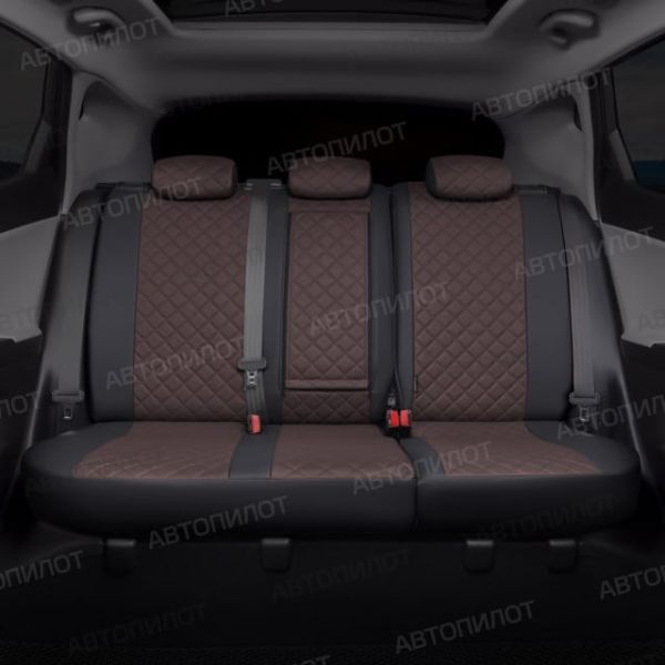 Чехлы Автопилот Экокожа Ромб на Jaecoo J7 (2023+)