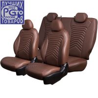 Чехлы Премиум Экокожа Байрон Президент|Жук на Ravon Nexia R3 с 2015+