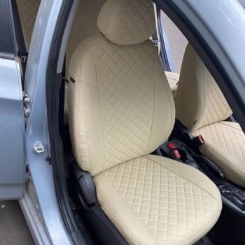 Авточехлы Автопилот бежевый Ромб