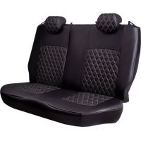 Чехлы Экокожа Турин Ромб на Toyota Voxy -3. 02.2014-04.2020. 4 из 7 мест, 2+2+3, РЗСиС50/50