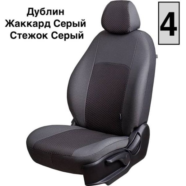 Чехлы Жаккард на SsangYong Rexton -2, 04.2006-07.2012, РЗСиС60/40+подлок
